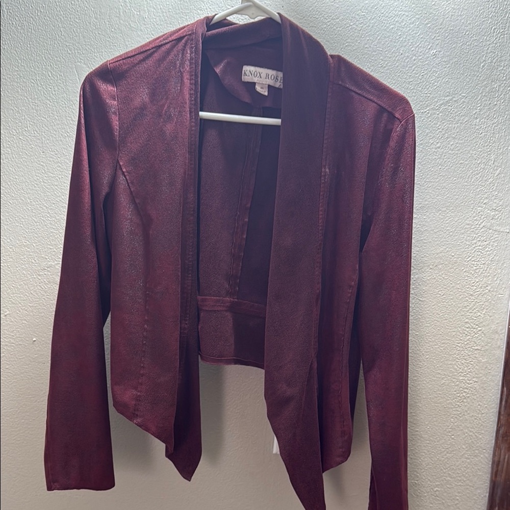 Knox Rose Women's Burgundy Jacket